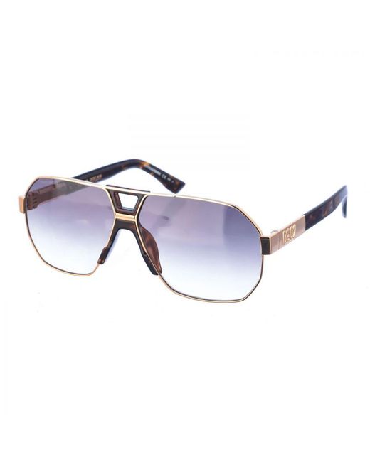 DSquared² Blue D20028S Aviator Style Metal Sunglasses for men
