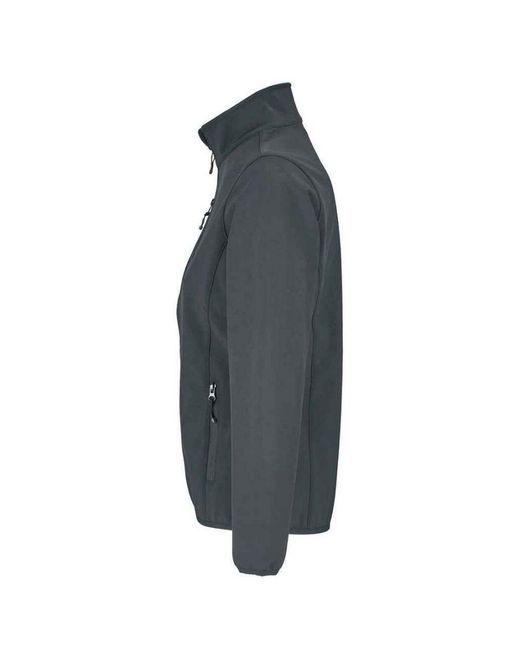 Sol's Gray Ladies Falcon Softshell Recycled Soft Shell Jacket