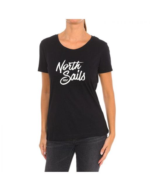 North Sails T-shirt Met Korte Mouwen 9024300 in het Black