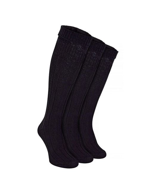 Sock Snob Blue 3 Pack Wool Kilt Socks for men