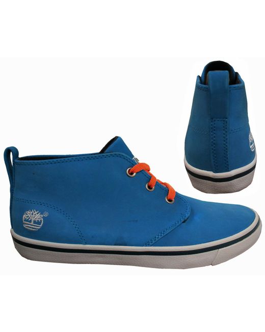 Timberland Blue Ek Hookset Camp Nubuck Lace Up Chukka 5718R B30D Leather for men