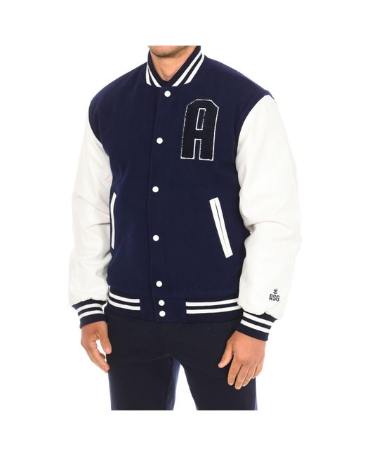 Attica Sporting Goods Blue At-Fw22-001 Baseball Jacket for men