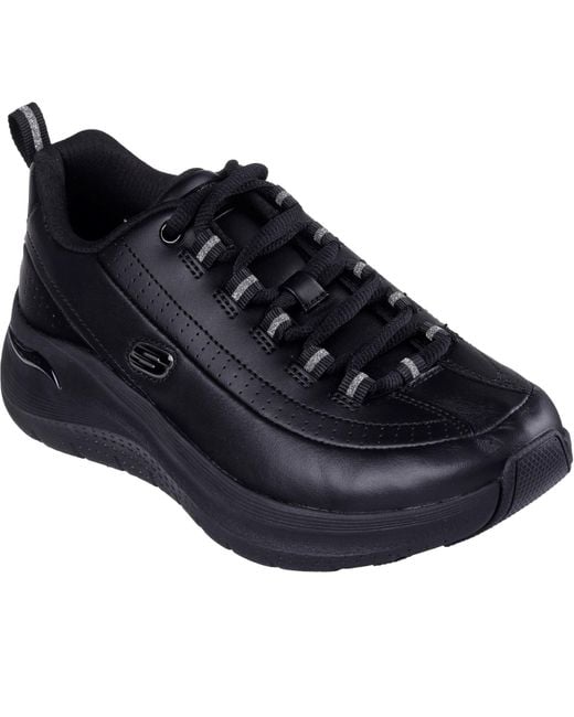 Skechers Arch Fit 2.0 Star Bound Polyurethaan Zwarte Sneakers in het Blue