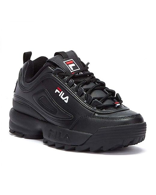 Fila Black Disruptor Ii Premium Trainers