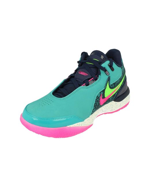 Nike Green Zoom Lebron Nxxt Gen Ampd S Basketball Trainers Fj1566 Sneakers Shoes for men
