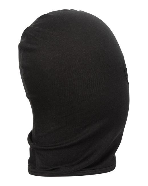 Mountain Warehouse Black Silk Balaclava Soft Lightweight Stretchy Breathable Outdoor Cycling Mask for men