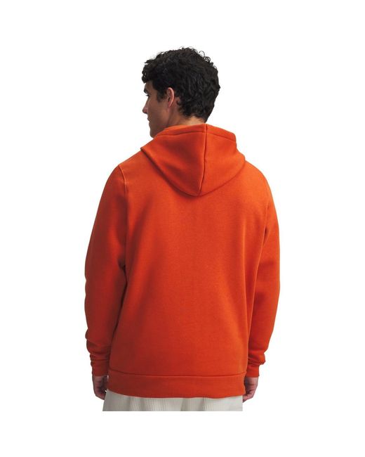 Under Armour Red Icon Flc Fz Hood for men