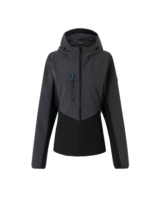 Regatta Black Professional /Ladies Ada Stretch Soft Shell Jacket (Slate/