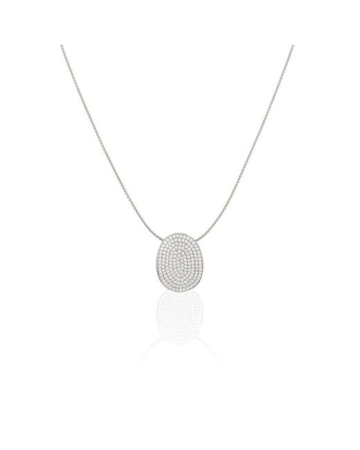 Orphelia Metallic 925 Sterling Chain With Pendant