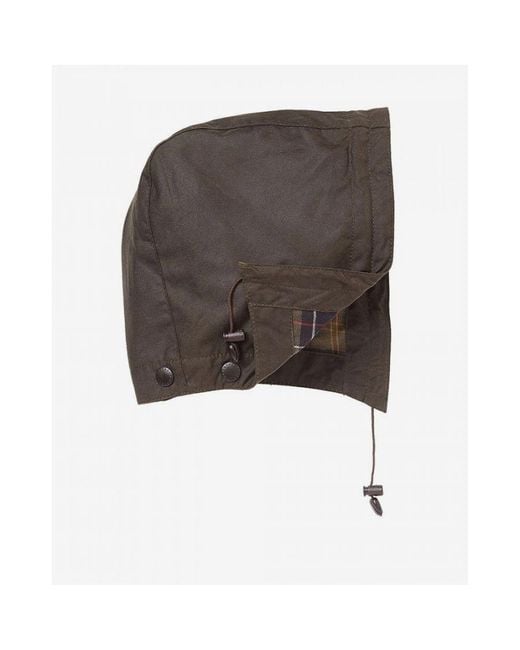Barbour Gray Classic Sylkoil Hood
