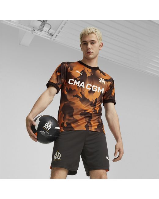 PUMA Gray Olympique De Marseille 23/24 Third Jersey for men