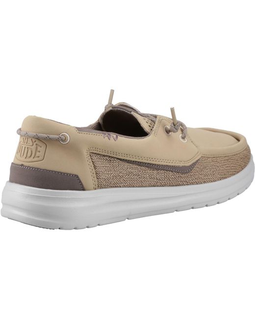 HeyDude Gray Welsh Grip Classic Mesh Slip On Summer for men