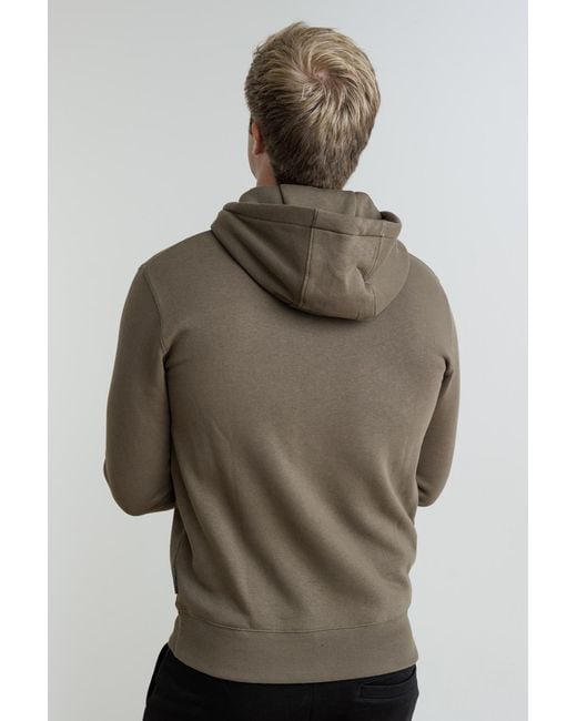 French Connection Green Cotton Blend Hoody for men