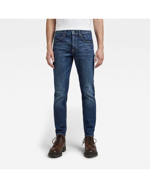 G Star RAW Blue G star Raw Revend Fwd Skinny Jeans Cotton for men