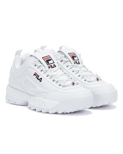 Fila White Disruptor Ii Premium Trainer