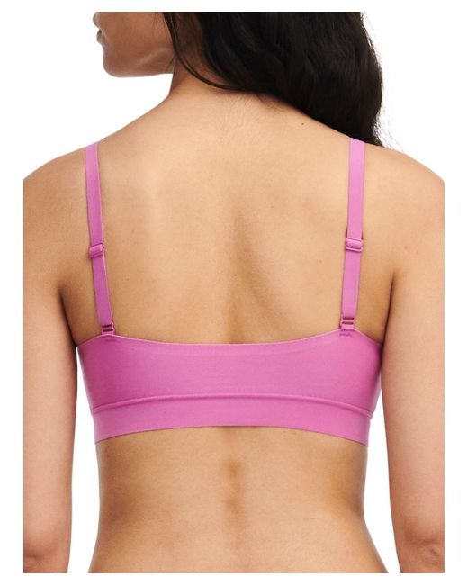 Chantelle Purple Softstretch Removable Pads Bralette