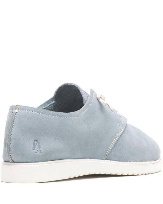 Hush Puppies Blue Ladies Everyday Leather Shoes (Light)