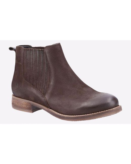Hush Puppies Brown Edith Leather