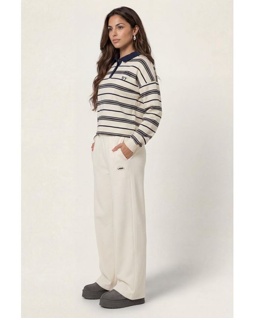 Urban Bliss Natural Stripe Rugby Shirt