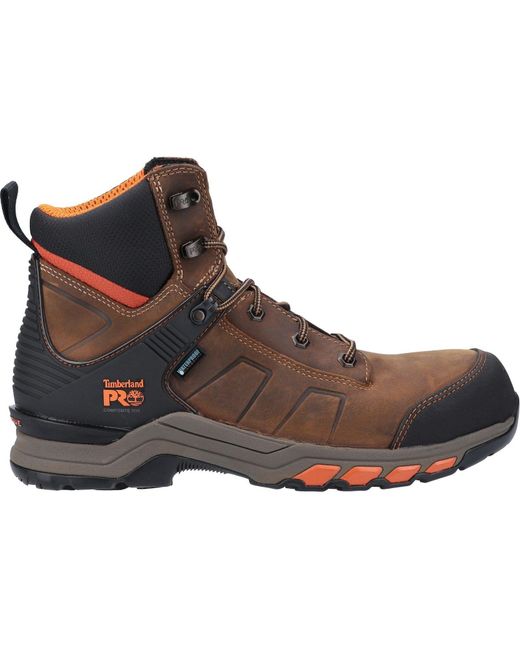 Timberland Brown Pro Hypercharge Safety Boots Leather for men
