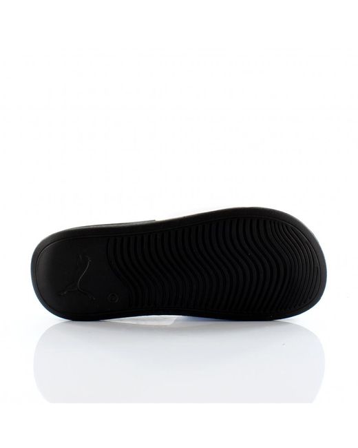 PUMA Black Popcat Ukiyoe Sliders for men