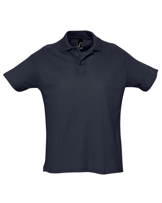 Sol's Blue Summer Ii Pique Short Sleeve Polo Shirt for men