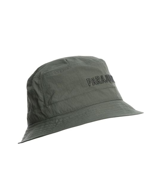 Parajumpers Green Norwood Bucket Kombu Hat Cotton for men