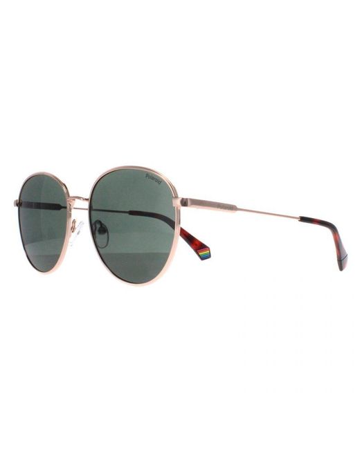Polaroid Gray Round Copper Polarized Pld 6215/S/X Metal