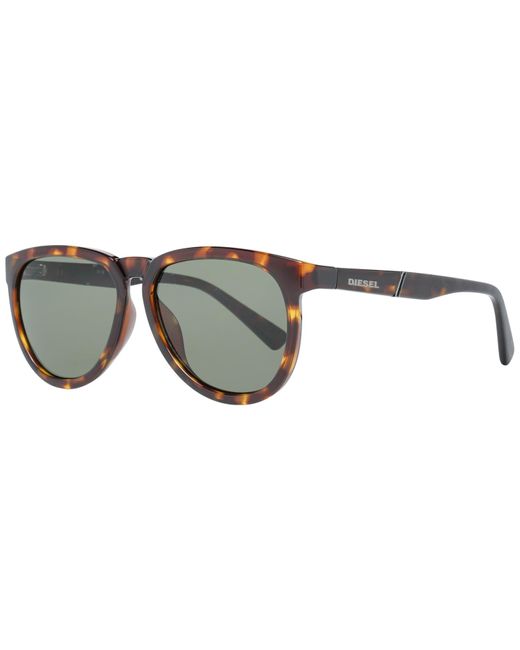 DIESEL Brown Oval Dark Havana Sunglasses