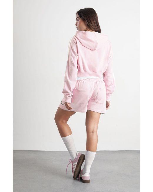 DSGN Studio Pink Side Stripe Sweat Short