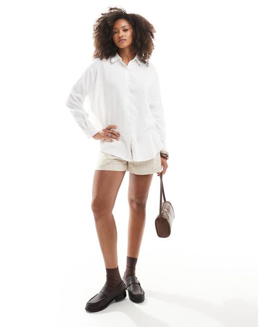 Cotton On White Long Sleeve Shirt