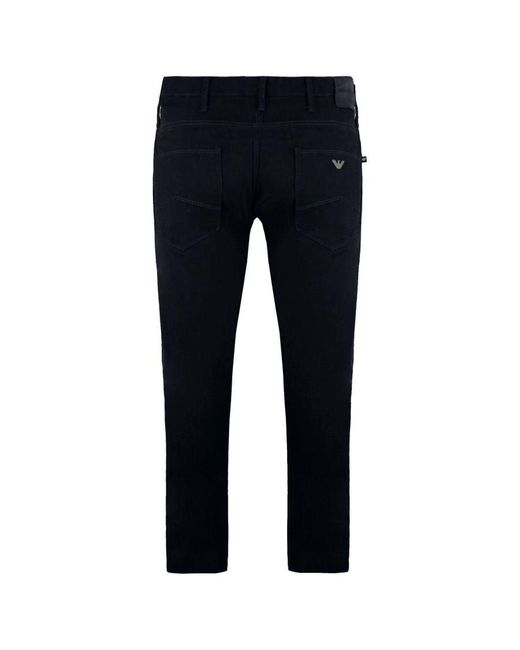 Emporio Armani Blue J06 Slim Fit Jeans Cotton for men