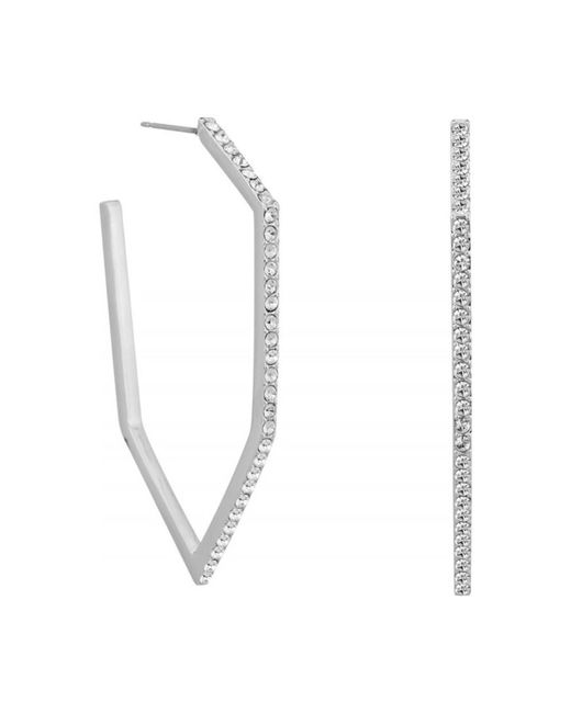 Karl Lagerfeld White 5512278 Ladies Earrings