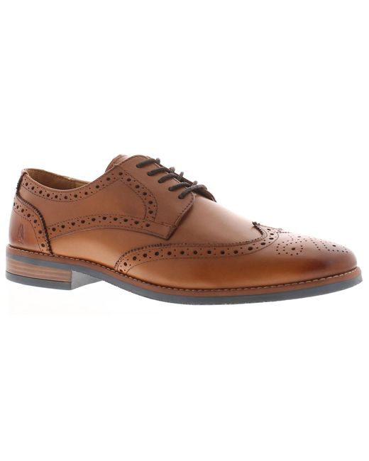 Hush Puppies Black Smart Shoes Mack Leather for men