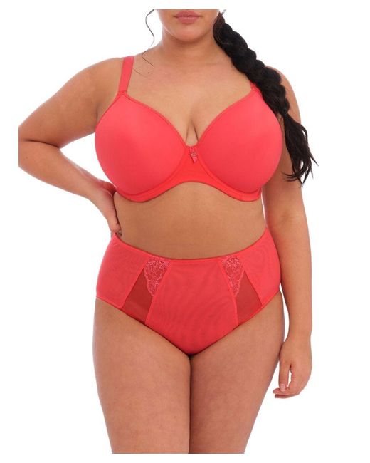 Elomi Red Bijou Banded Moulded Plunge T-Shirt Bra