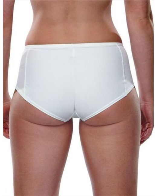 Panache White Sports Shorty Brief
