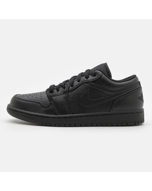 Nike Air Jordan 1 Low Herren-Trainer in Black für Herren