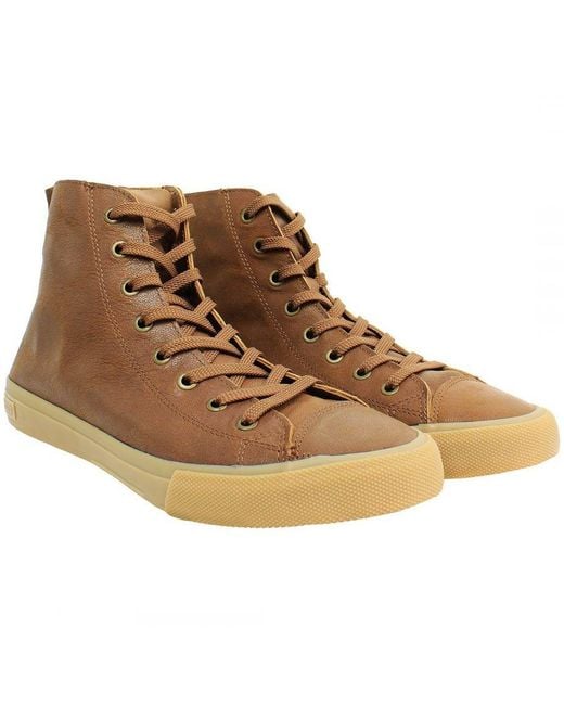 Seavees Brown Army Issue High Shoes for men