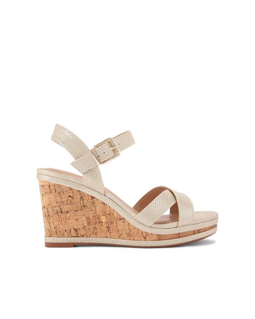 Carvela Kurt Geiger Metallic Verona Wedge Heels