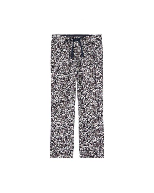 Joules Black Luna Relaxed Fit Payjama Bottoms