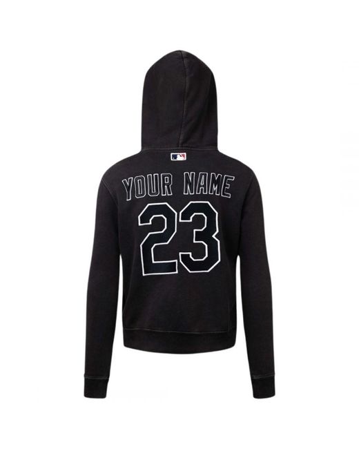 Off-White c/o Virgil Abloh Black X Mlb Chicago Sox Slim Fit Hoodie Cotton for men