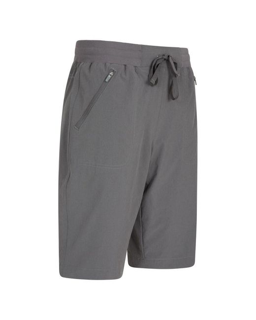 Mountain Warehouse Explorer Lange Shorts (donkergrijs) in het Gray