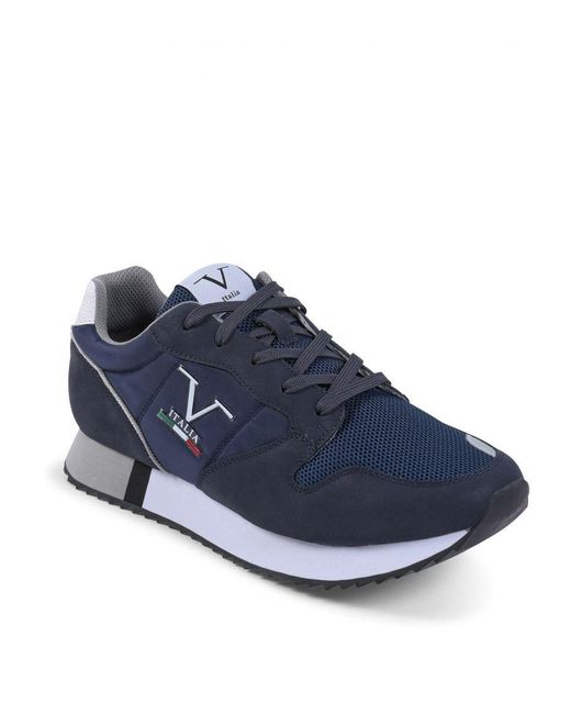 Versace 19.69 Abbigliamento Sportivo Blue V Sneaker Snk 003 M Leather for men