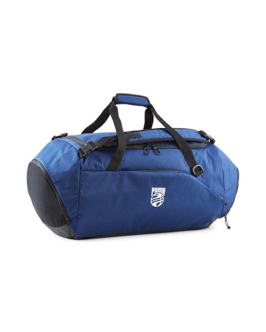 PUMA Blue Basketball Pro Duffel Bag