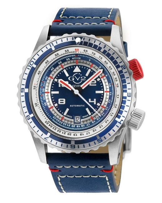 Gevril Men's Hudson Yards 48805 Swiss Automatic Bracelet Watch 45 mm -  Macy's
