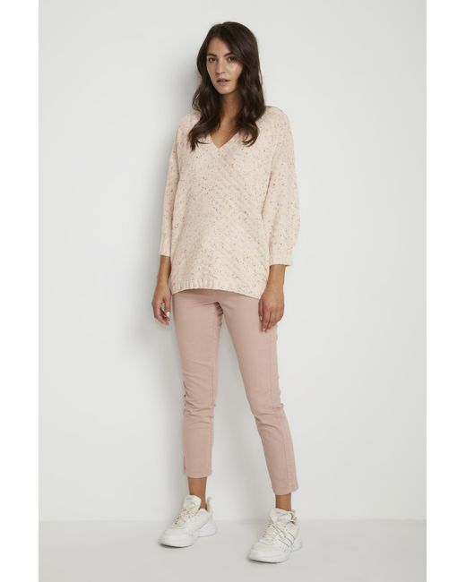 Kaffe Pullover Regular Fit Cream in het Natural