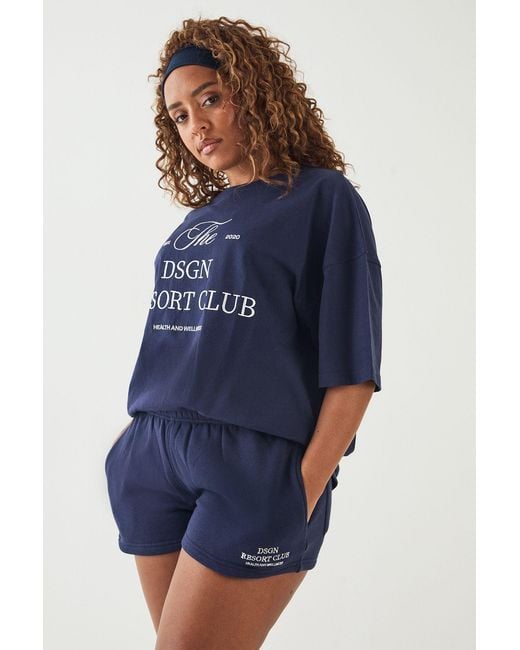 DSGN Studio Blue Resort Club Sweat Short