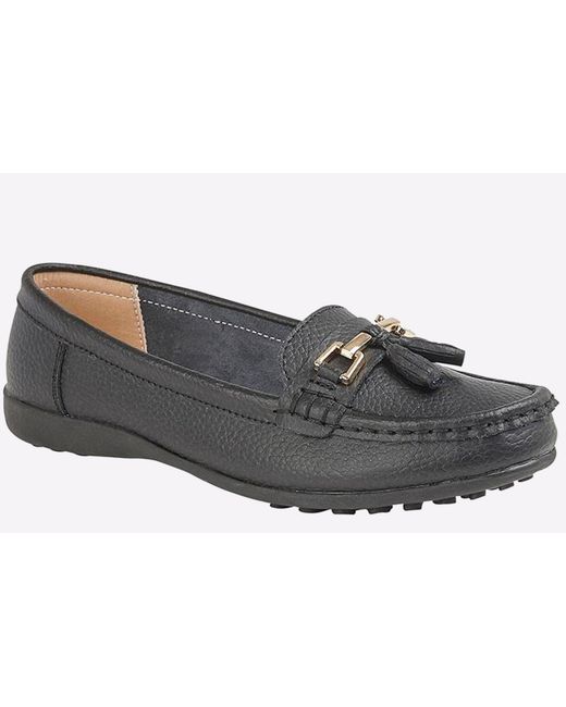 Boulevard Gray Camila Tassle Loafers