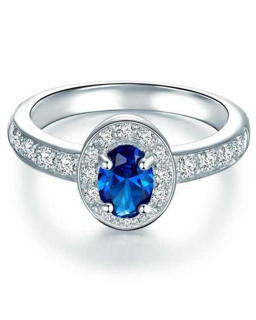 Tresor 1934 Blue Trilani Sterling Ring