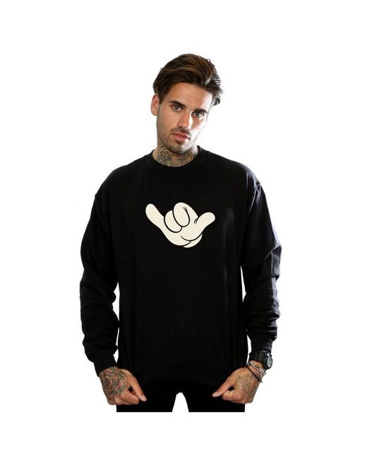 Disney Black Mickey Mouse Skate Sweatshirt () for men